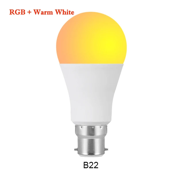 B22RGBWW RGBW Bluetooth 4,0 умный светодиодный свет E27/B22 15/20 Вт приложение Smart с голосом и мелодией Управление освещение лампы несколько Цвета светодиодный Светодиодная лампа для дома - Испускаемый цвет: B22RGBWW