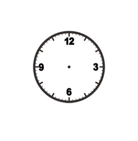 

Photosensitive stamps teaching clock seal large clock face seal pupils learning time clock dial new stamps