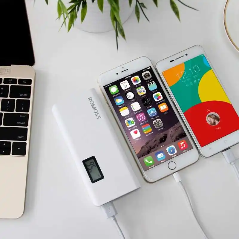 ROMOSS, 10000 мА/ч, power Bank Sense 4 Plus, power bank, 18650, резервная батарея, зарядное устройство для телефона, для samsung и iPhone