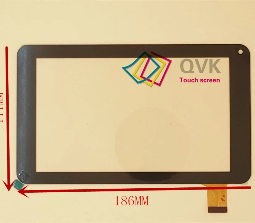 

7" inch tablet touch screen Digitizer Glass Replacement Parts for Y7Y007(86V) TPT-070-134 ZHC-059B noting size and color