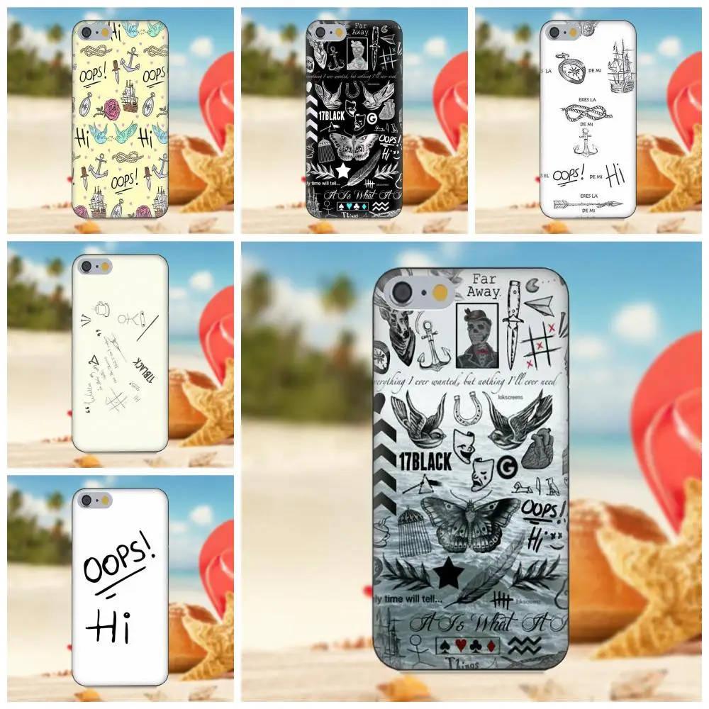 Чехол из ТПУ с узором чехол Крышка Ларри Stylinson татуировки One Direction для Galaxy A3 A5 A7 J1 J3