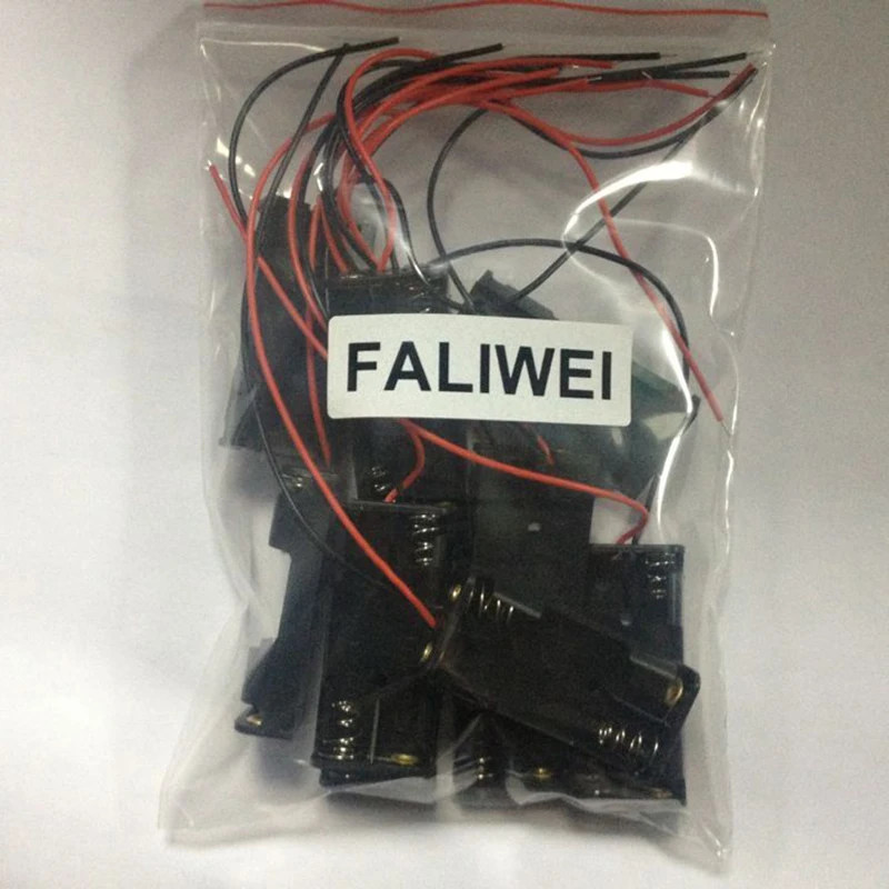 10 шт./лот 12V23A черный пластиковый 2x1 5 V AAA чехол для аккумулятора|cell batteries|1.5v batterybattery