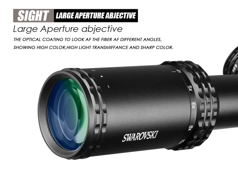 Swarovskl SFIR 4-20x56 прицел Красная точка сетка Mil Dot стекло F40-1 Crosshairs Охотничья винтовка прицелы компактный оптический прицел