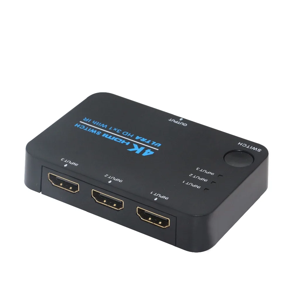 Kvm переключатель Hdmi 3 в 1 выход 4k HDMI HD видео сплиттер 3X1 порта