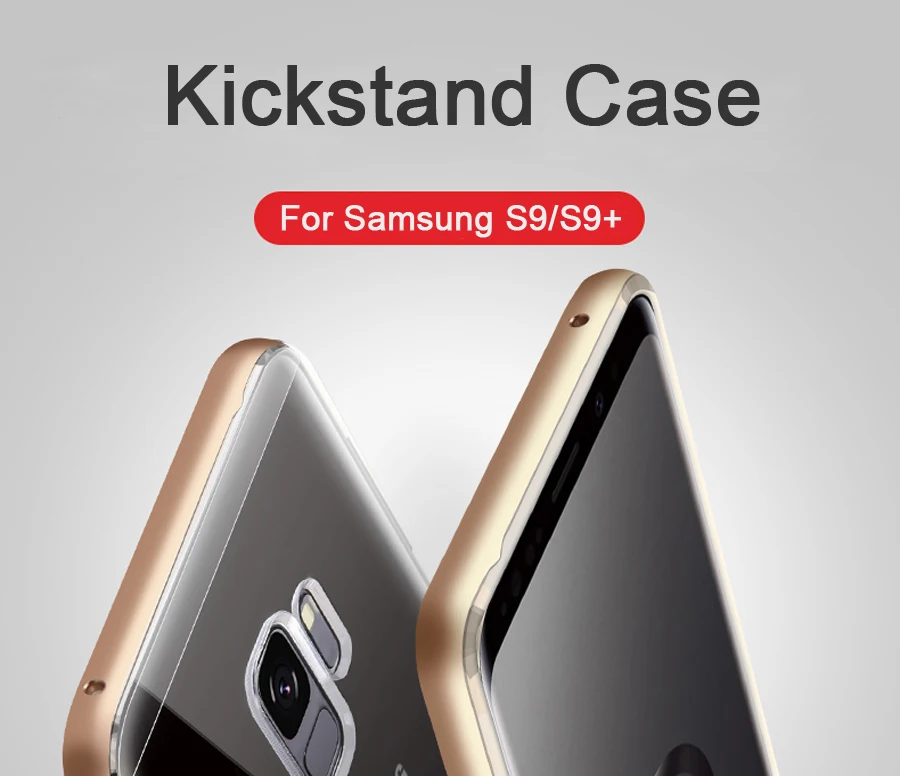 ITEUU S9/S9PLUS PC TPU чехол с подставкой для samsung Galaxy S9 S9 Plus чехол s Мягкие силиконовые прозрачные чехлы с подставкой