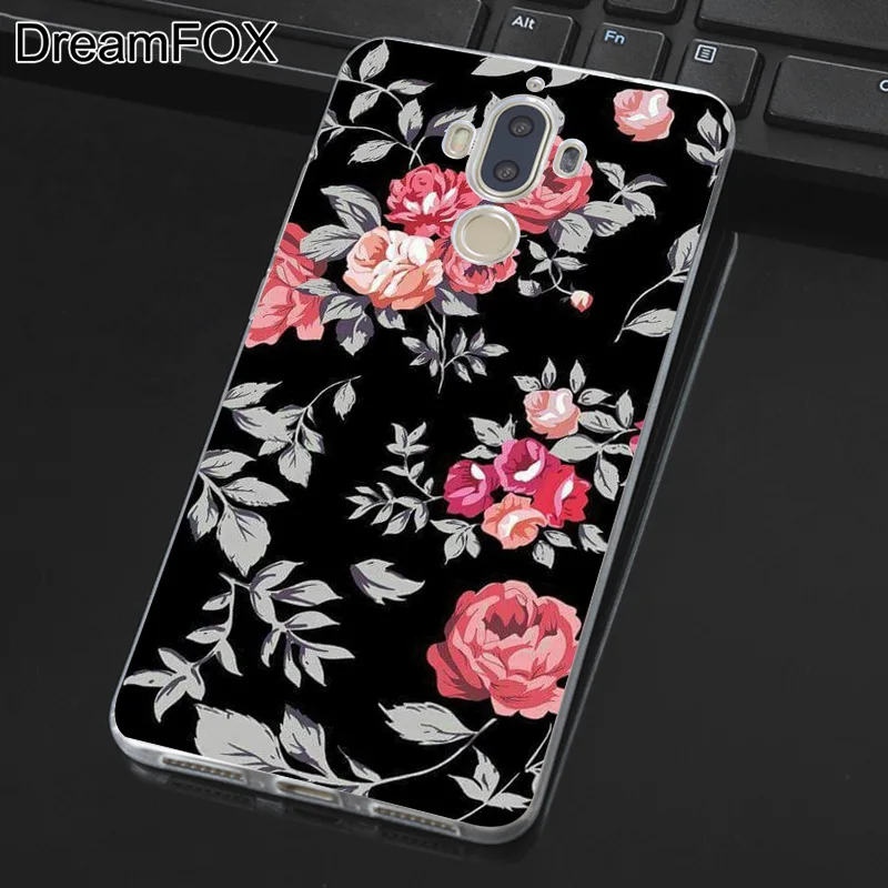 DREAMFOX M499 зеленые растения и цветы Мягкий силиконовый чехол из ТПУ для huawei mate Nova 2 9 10