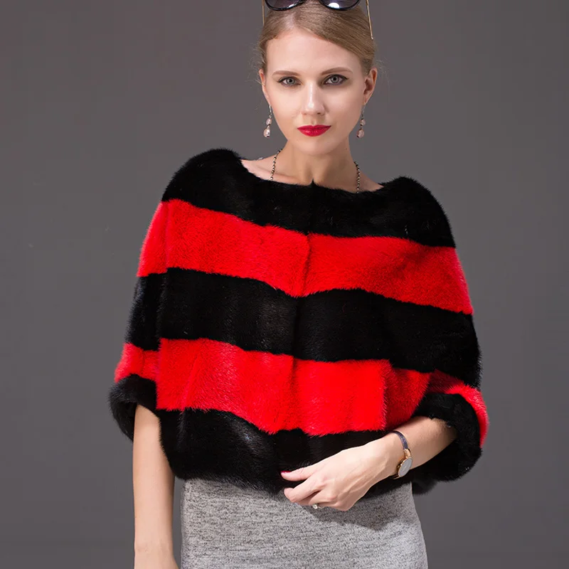 Большая скидка | Черная 100% натуральная Шуба из натурального меха норки женская