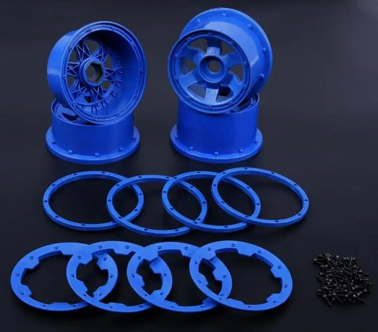 Нейлоновая колесная втулка super star с кольцевым замком для 1/5 HPI RACING KM Baja 5B 5T 5SC TDBX FS MCD
