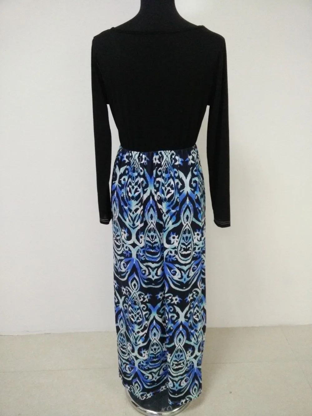 2017 г. Весенне осеннее платье с длинными рукавами для мамы и дочки одинаковое