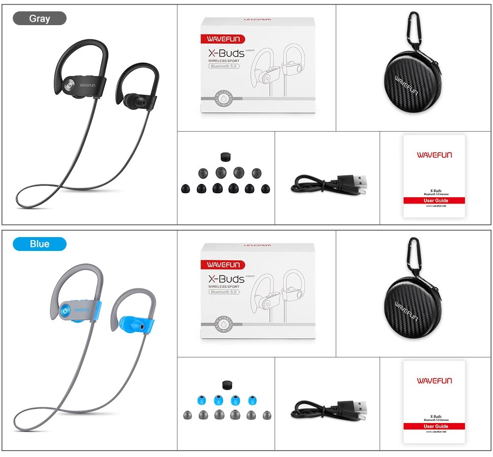 Wavefun X-почки Bluetooth наушники спортивные беспроводные наушники мощный Super Bass IPX7 гарнитура для телефона Xiaomi iPhone Android IOS
