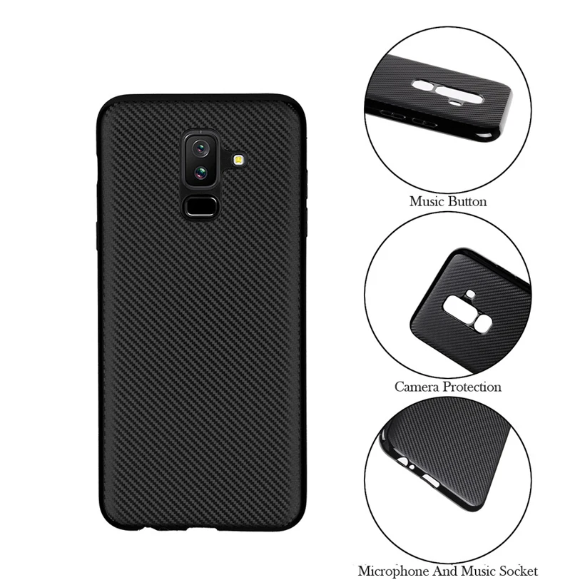 Silicone Case For Samsung Galaxy Note 9 8 S10 Lite S9 S8 Plus A50 A30 A20 A10 M20 M30 S7 S6 Edge J7 Core Duo Max Neo NXT J720F |