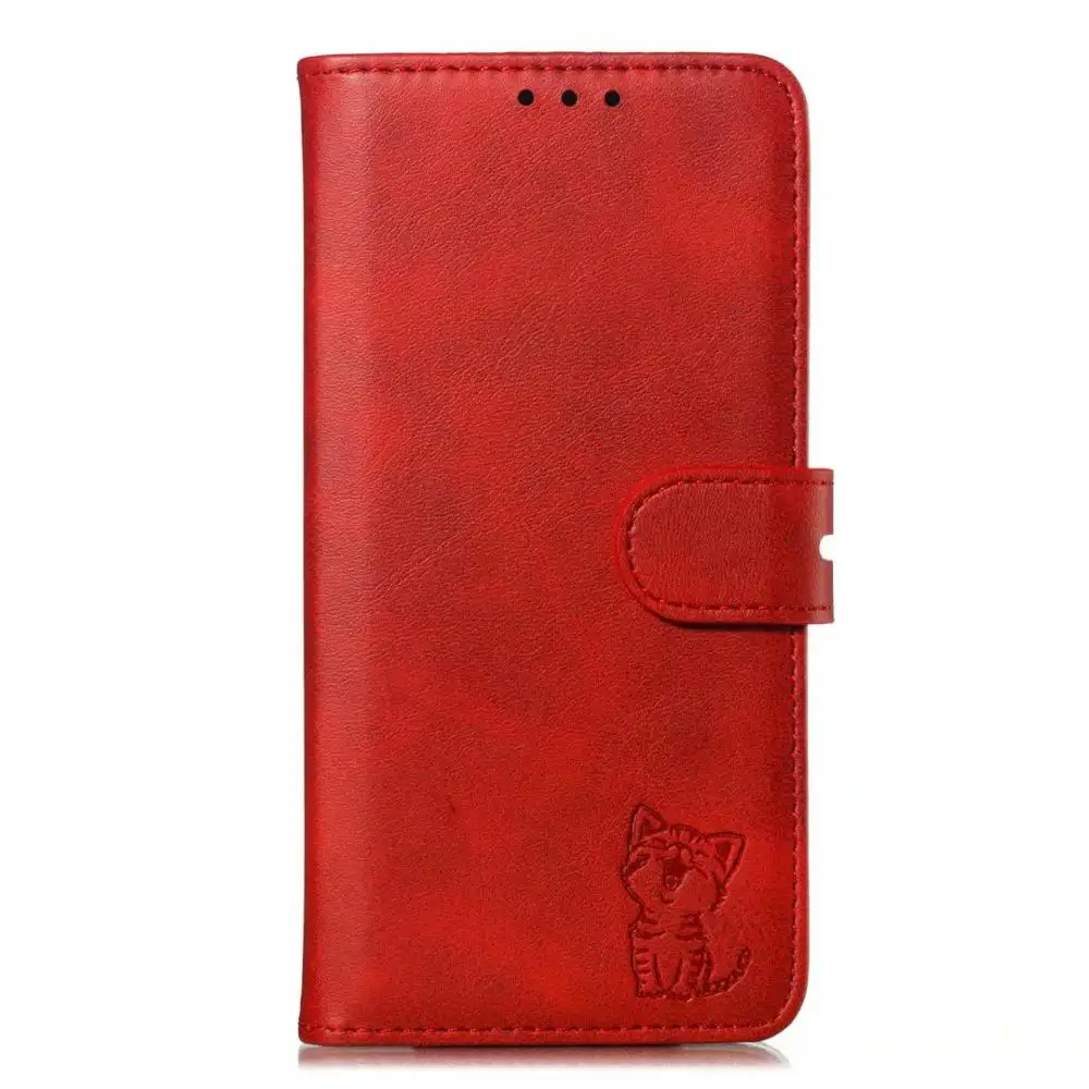 Red Кожаный чехол для p20 lite huawei Honor 20, чехол для Honor 20, чехол с откидной крышкой для huawei p20 p30 Lite, чехол на заднюю панель для Honor 20 Pro - Цвет: Red