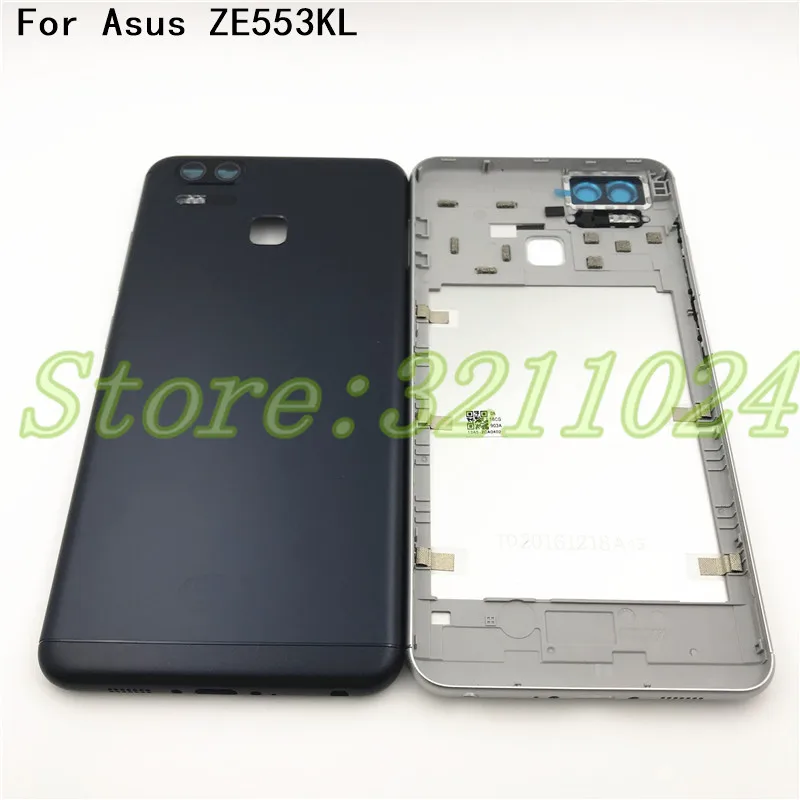Оригинальная задняя крышка батарейного отсека для ASUS ZenFone 3 Zoom ZE553KL с кнопкой