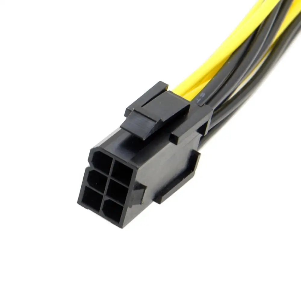 CY PCI E Express ATX 6Pin Штекерный двойной 8 контактный и 6 Женский видео кабель