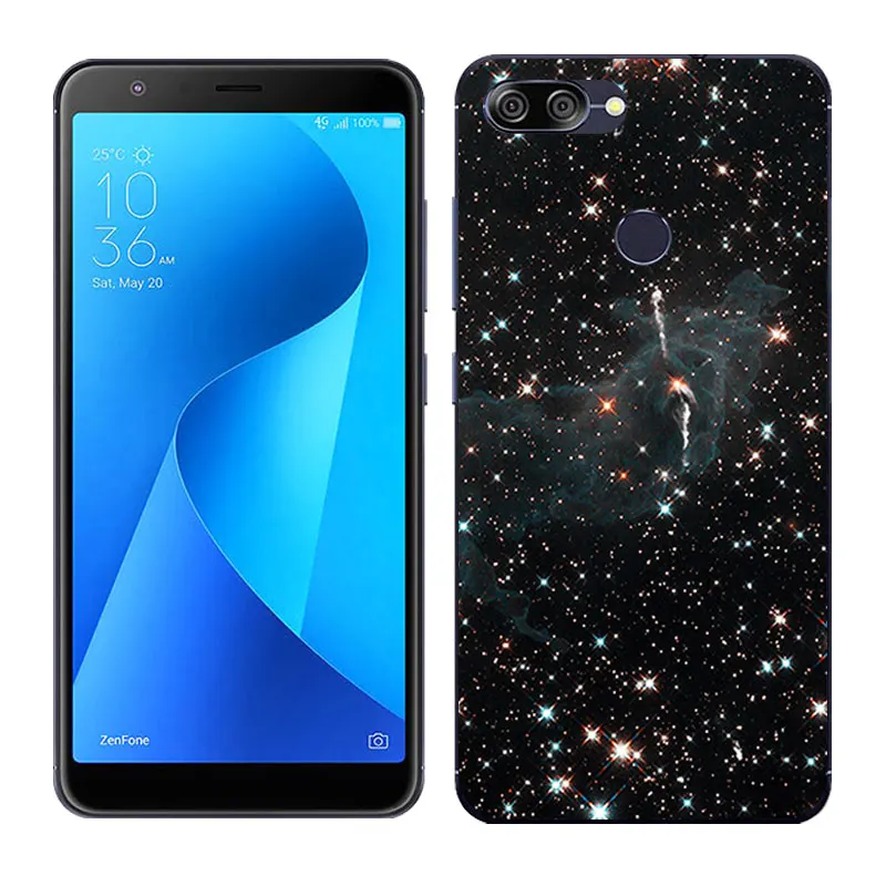 18 Для Asus Zenfone Max Plus M1 силиконовый чехол Land Луна роспись мягкий чехол для задней панели телефона для Asus Zenfone Max Plus M1 ZB570TL X018D - Цвет: 18