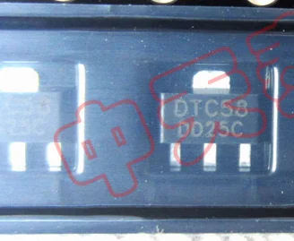 

10pcs/lote DTC3058 silk screen DTC58 SOT89 MOS FET MOS