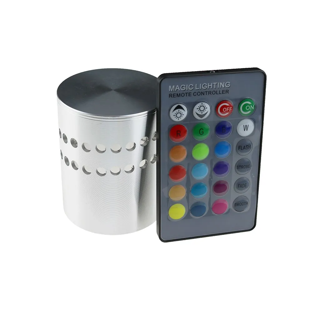 Настенный светильник светодиодный RGB 3 Вт 85 265 в 110 В/220 В для KTV караоке бар Декор