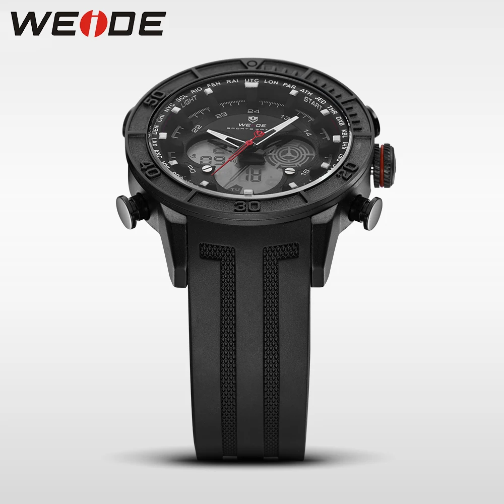 WEIDE 6308 Подлинная Роскошная relogio esportivo аналоговые спортивные часы цифровые