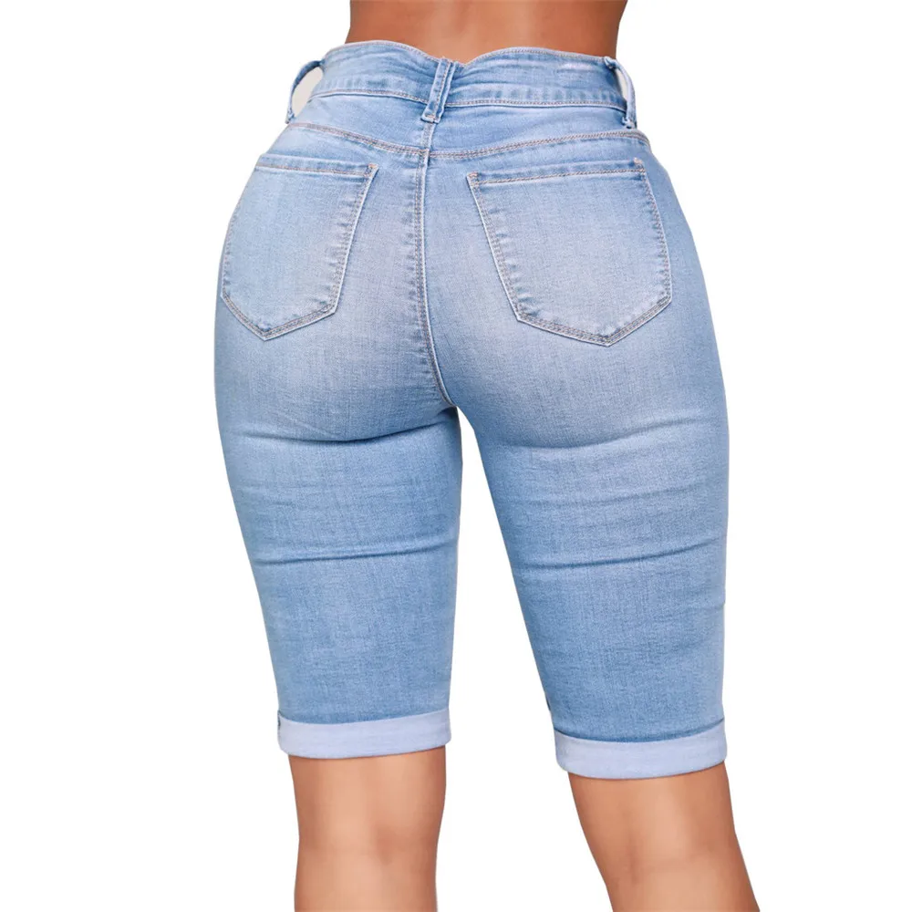 JAYCOSIN Женская одежда Сексуальные облегающие джинсовые шорты на молнии женские