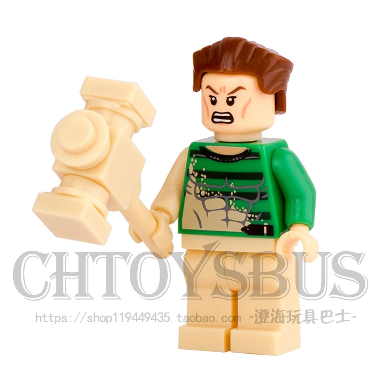 SingleSale Песочник с молотком SH191 Удивительный Человек паук супер герои миньфиг