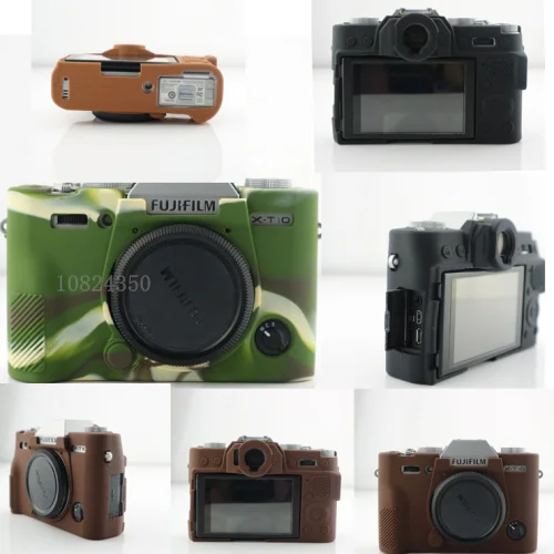 Высококачественный силиконовый чехол для камеры Fujifilm X T20 XT20 T10 XT10 4 цвета
