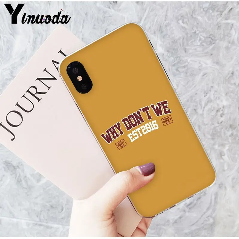 Yinuoda Why we DIY Окрашенные красивые аксессуары для телефона чехол iPhone X XS MAX 6 6S 7 7plus 8 8Plus