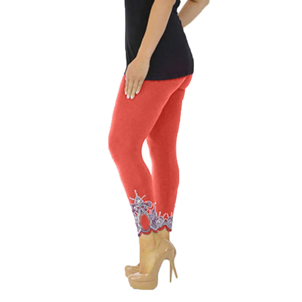 2019 новые женские спортивные тренировки с принтом средняя талия беговые штаны