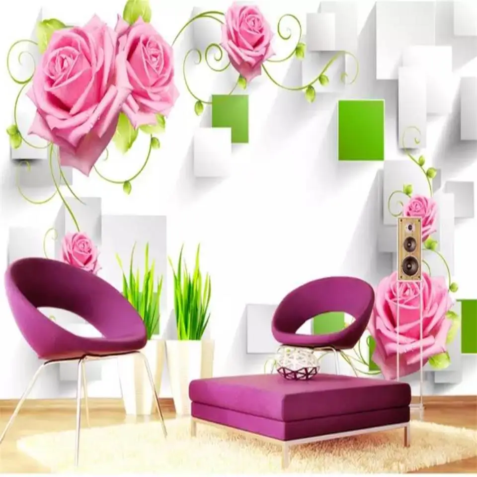 Настенные 3D фотообои на заказ декоративные квадратные обои для гостиной дивана с