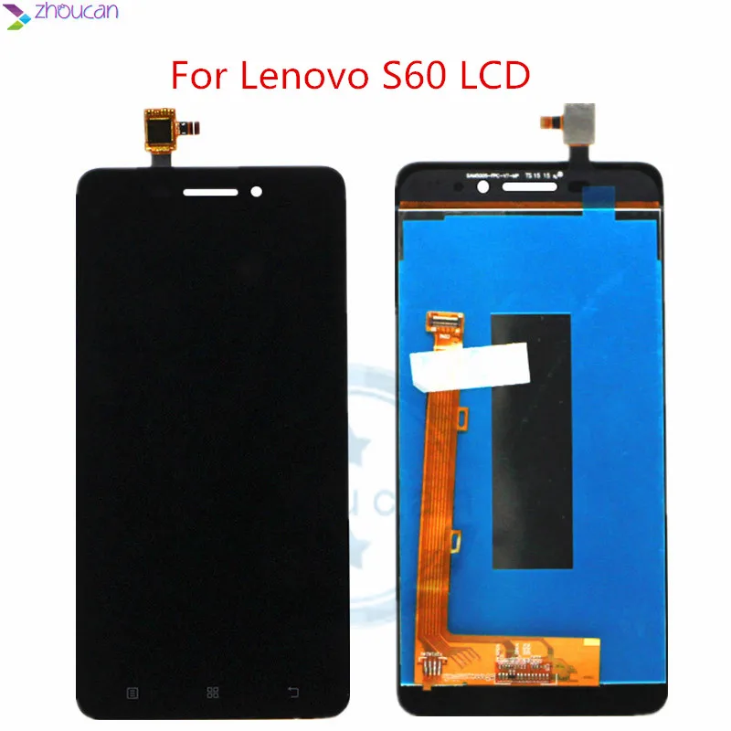 Лучшее качество ЖК-дисплей для Lenovo S60 S 60 ЖК-экран сенсорный дигитайзер сборка