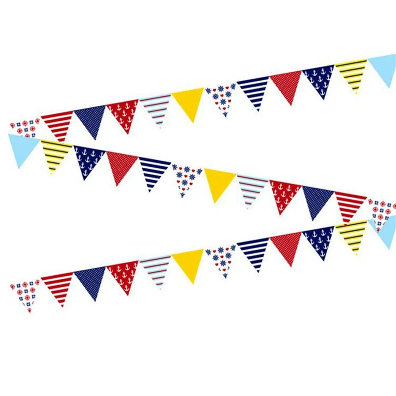 Новый флаг баннер гирлянда сделай сам блестящий флажок бумажный на день рождения