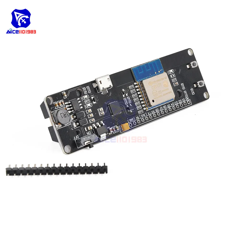 18650 чехол для батареи для WeMos D1 ESP8266 Мини WiFi беспроводной модуль NodeMcu макетная плата Esp-Wroom-02 1A PWM IEC для Arduino