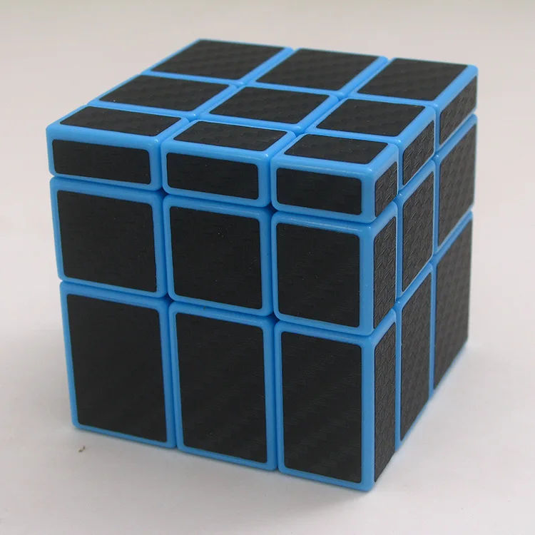 Rubikx куб 2-3-4-5Carbon волокна Стикеры Скорость Magic Cube детские игрушки-головоломки, Детские кубики, подарки для детей, игрушки для молодежи взрослых Instruction3* 3*3 игрушка мальчика - Цвет: Розовый
