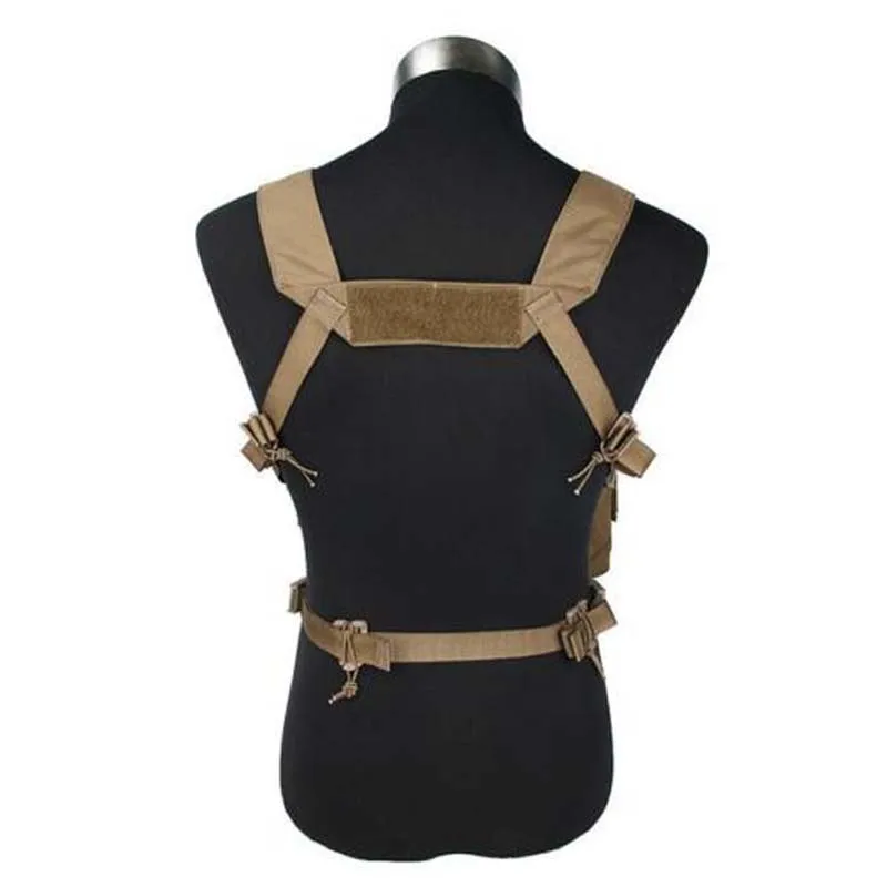 TMC Черный CB D-Mittsu Грудь Rig Открытый тактический жилет D3-CR 556 500D Cordura | Спорт и