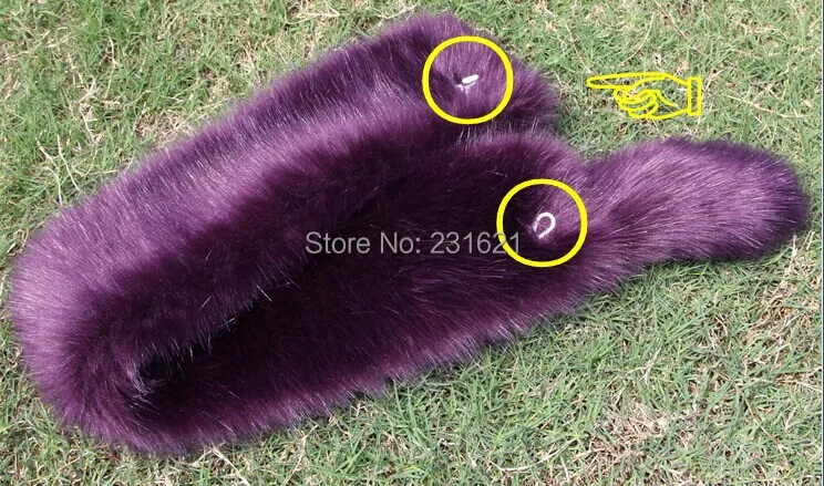 Хорошее качество! 2014 осень и зима женский толстый меховой шарф из лисьего меха