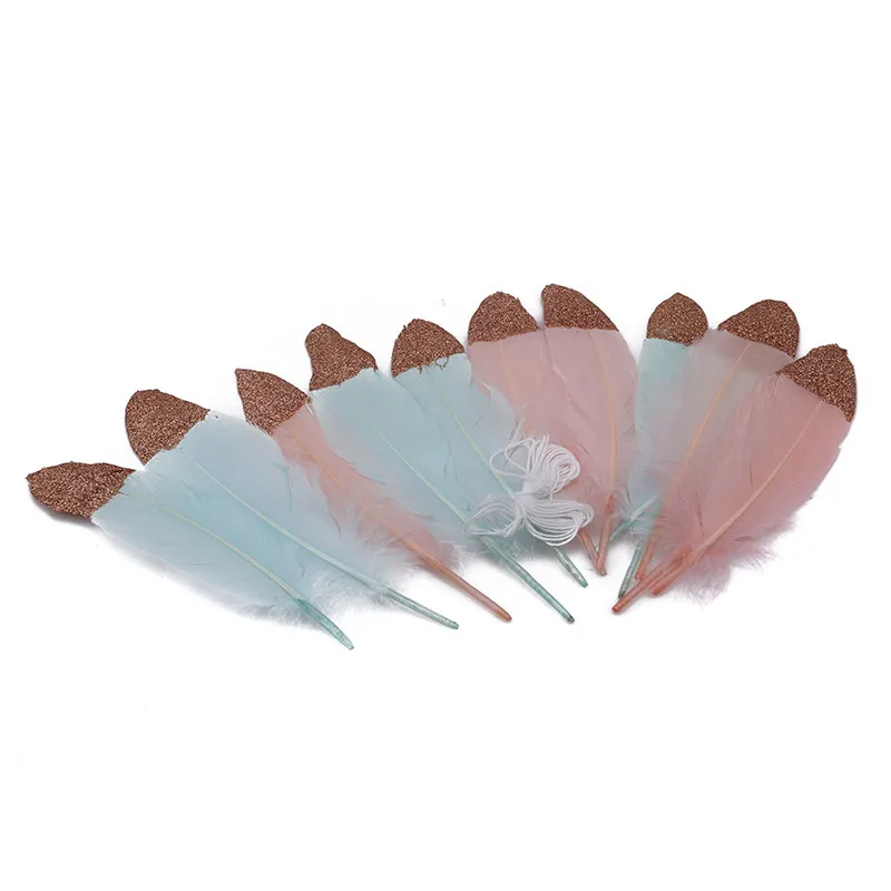 2019New Блеск Красивая акссесуар для волос индийские перья Стиль баннеры дня
