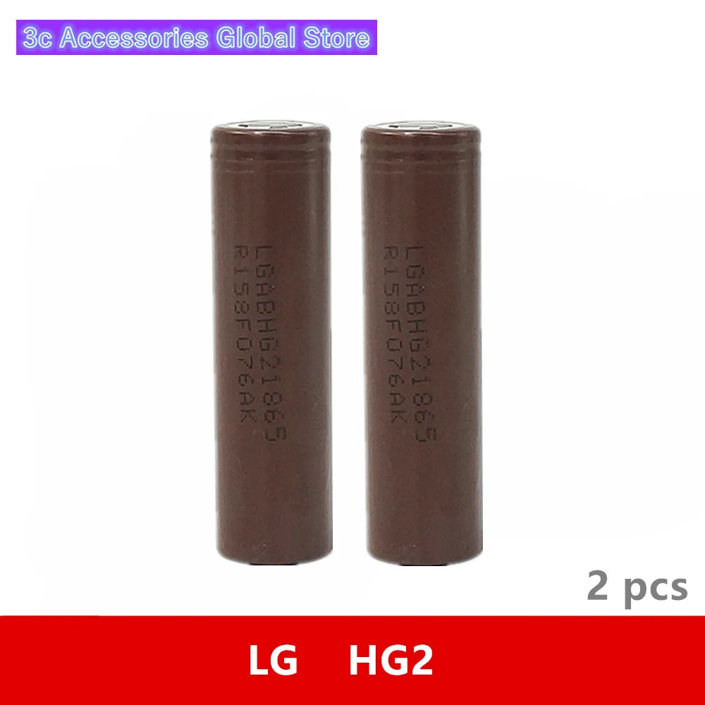 2 шт. оригинальный фонарь для LG INR18650HG2 HG2 Chem 3 6 В IMR 18650 7 3000 мАч | Электроника