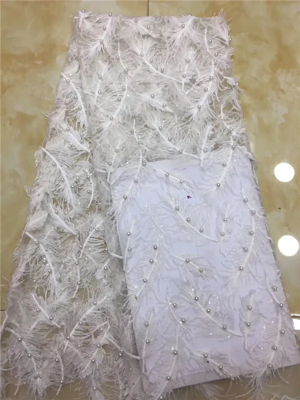 Кружевная ткань румяна розового цвета 2019 кружевная с нигерийскими бусинами