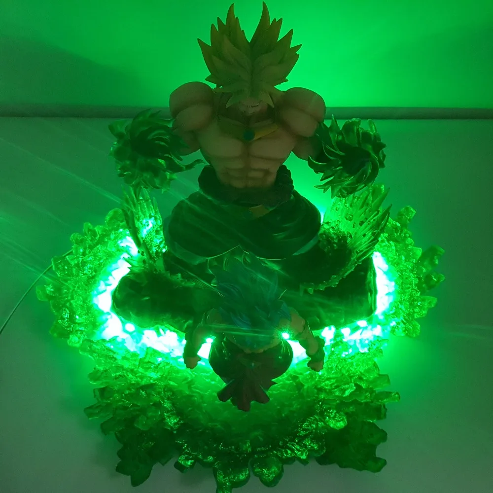 Dragon Ball Super Lampara Broly светодиодный ночник Dragon Ball Z Broly Led Evolution Scene dbz лампа для рождественского подарка