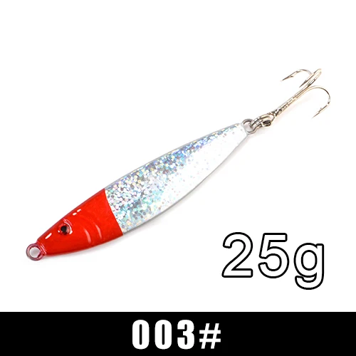 Приманка для рыбалки от ftk Shore Jig Sardine 1 шт. 15 г-60 г 65 мм-115 мм пресноводная соленая форель ложка Бас Приманка металлическая искусственная приманка - Цвет: 25g-003