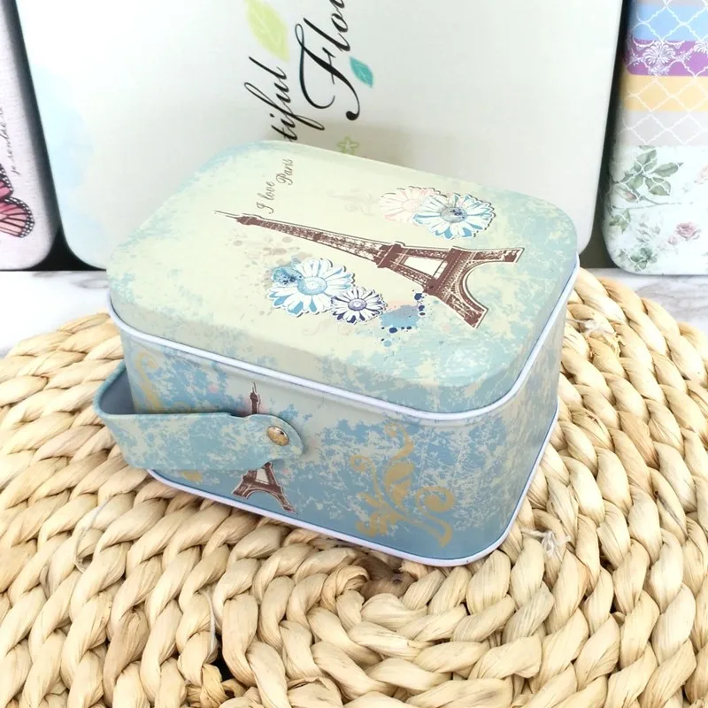 Коробка для хлеба, жестяные коробки, Новое поступление, милый макарун в форме печенья, конфетный цвет, мини коробка для хранения ювелирных изделий, Organizadores - Цвет: 16