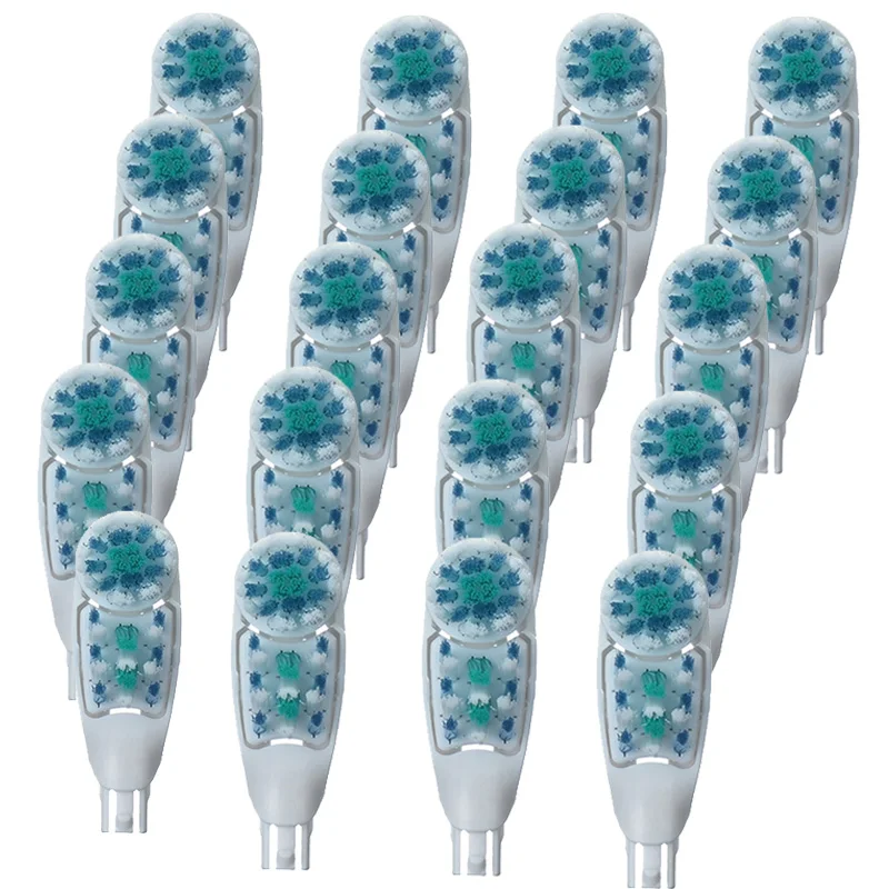 20 шт. сменные насадки для зубной щетки подходит Oral B Dual Clean в комплекте насадка с