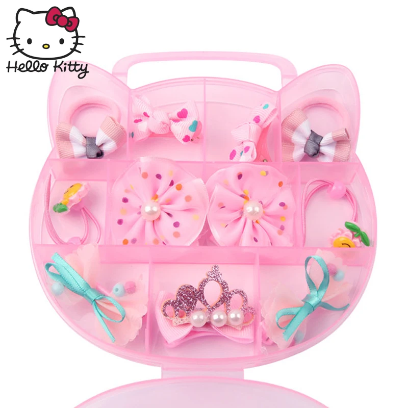 Hello kitty Подарочный набор детские шпильки волосы аксессуары для девочек зажимы
