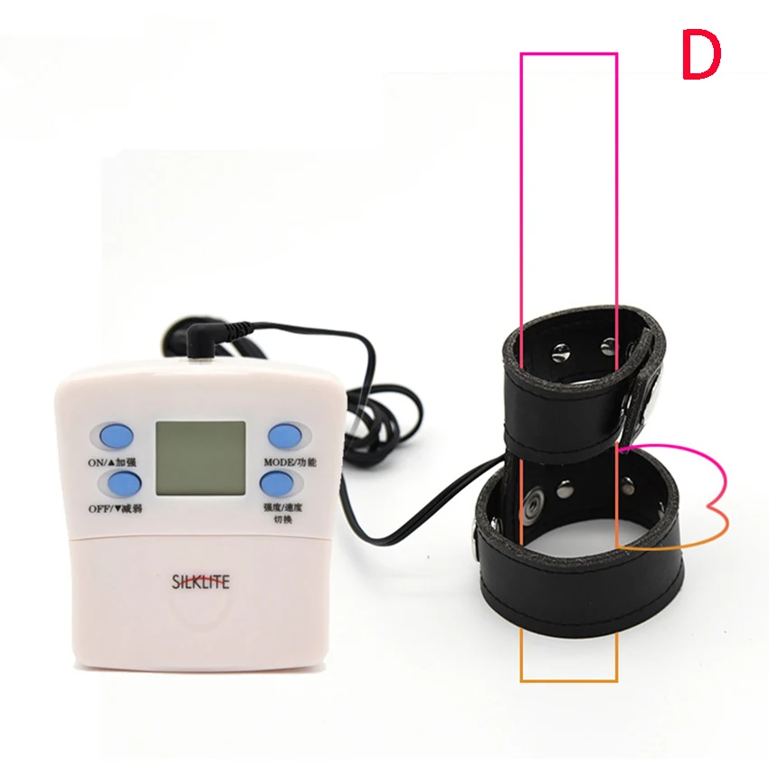 Мужской Электрический пенис из искусственной кожи кольцо шок электро задержка