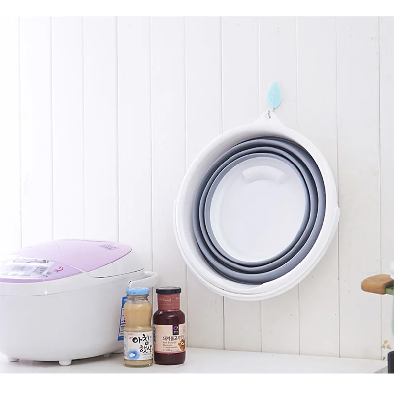 Портативные туристические бочки толстое Силиконовое складное ведро для воды