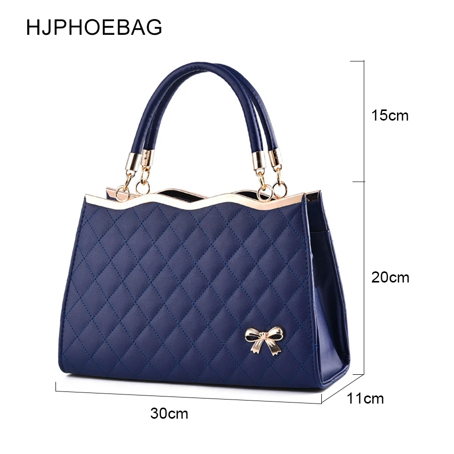 HJPHOEBAG модная сумка Новая женская кожаная сумка Большая вместительная сумка через плечо Повседневная Сумка-тоут простая ручная сумка с верхней ручкой YC210