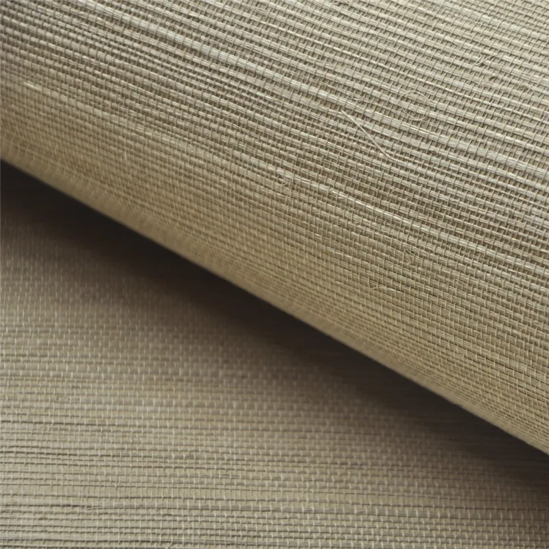 Цвет Camel Natural сизаль Grasscloth обои Дизайн домашнего декора отель стена