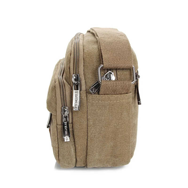 Мужская Холщовая Сумка через плечо винтажная Повседневная дорожная сумка PT990|bag