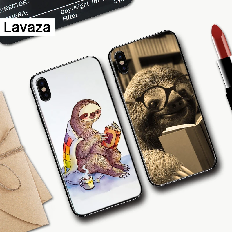 Серый силиконовый чехол с надписью ленивецами и цветами для iPhone 5 5S 6 6S Plus 7 8 11 Pro X XS