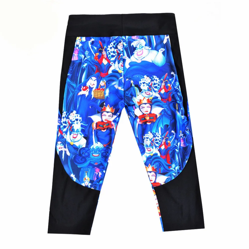 Женские 7 точечные женские брюки леггинсы queen ядовитые яблоки анимация