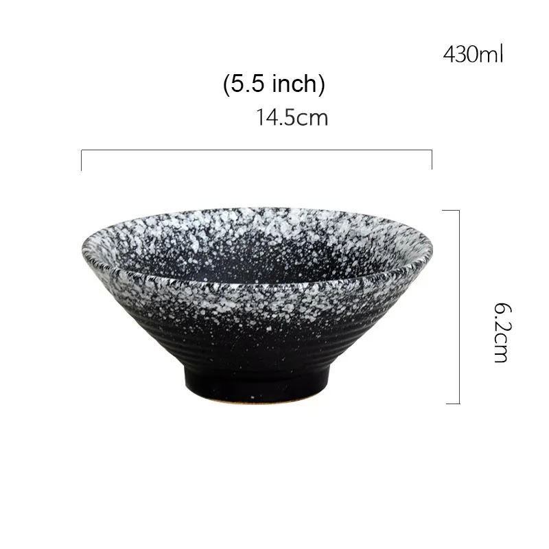 G(5.5inch) 4,5/5,5/6,5/8/9 дюймов японский Керамика Bowl Ramen большая чаша говядина Лапша супа чашки, миски под рис салат контейнер Винтаж Кухня посуда - Цвет: G(5.5inch)